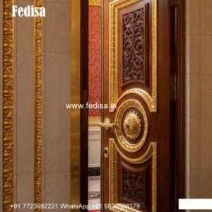 Antique Door Style Two Palla Door Design No-9935