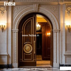 Colonial Style Door New Double Door Design No-9948