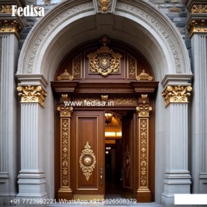 Double Door Classic Style Trending Door Design No-9967