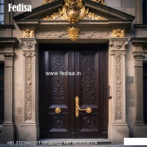 French Classic Doors Pvc Pooja Room Designs No-9992