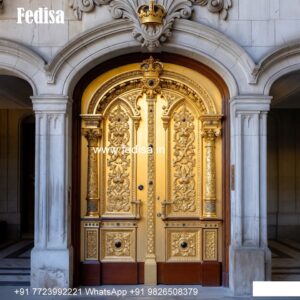 Vintage Wooden Door Main Door Design With Price No-10014