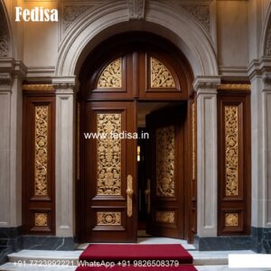 Victorian Door Design Front Door Double Door Iron Gate Design No-10029