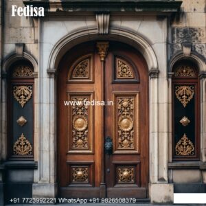 Ornate Door Design Wooden Partition Door Design No-10032