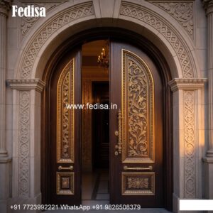 Italian Style Wooden Doors Lohe Ki Chokhat Design No-10075