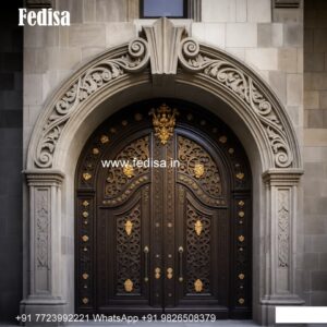 Front Entrance Classic Door Sagwan Ke Darwaje Ki Design No-10077