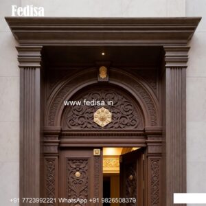 Traditional Door Design Two Door Gate Design No-10095