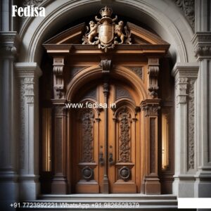 Handcrafted Wooden Door Micka Door Design No-10108