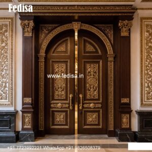 Villa Entrance Door 6 Door Gate Design No-10120