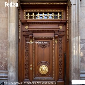 Antique Door Style Almirah Glass Door Design No-10140