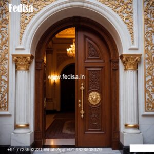 Luxury Classic Doors Pooja Gadi Door Design No-10144