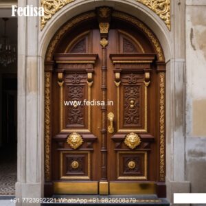 Carved Wooden Doors Khidki Design Wooden No-10148