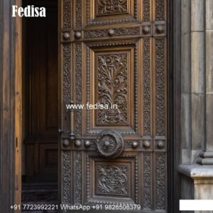 Luxury Classic Entrance Door Designs India Frame Palla Ka Design No-10166