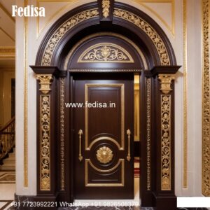 Wooden Carved Door Design Plywood Darwaja Design No-10182