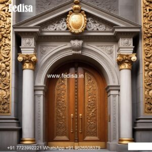 Royal Entrance Door Bedroom Flush Door Design No-10183