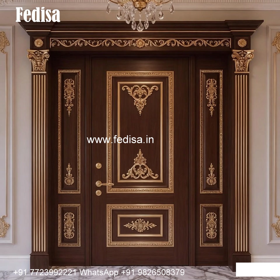 Carved Wooden Doors Kitchen Round Door Design No-10189