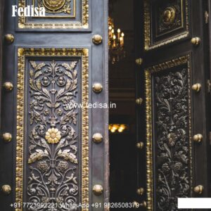 Ornate Door Design Steel Railing Door Design No-10196