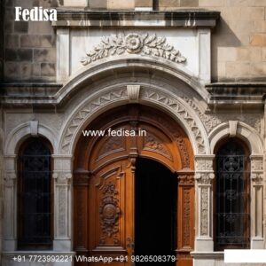 Front Entrance Classic Door Big Front Door Design No-10200