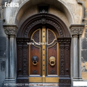 Vintage Wooden Door Designs For Houses Front Entrance Door Design No-10208