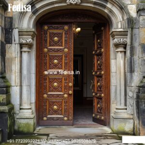 Carved Wooden Doors Safety Door Design No-10230