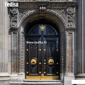 Solid Wood Classic Door Wooden Door Designs For Main Door No-10268