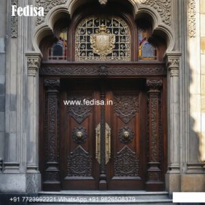 Home Entry Wooden Door Net Door Design No-10283
