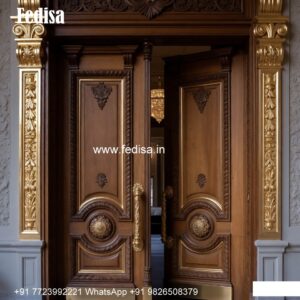 Vintage Wooden Door Grill Gate Design For Main Door No-10301