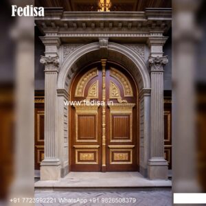 Engraved Wooden Door Jali Wala Door No-10338