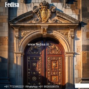 Vintage Wooden Door Steel Door Design For House No-10342