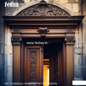 Elegant Door Design Teak Door Design No-10344