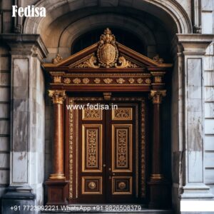 Carved Wooden Doors 3d Door Design No-10353