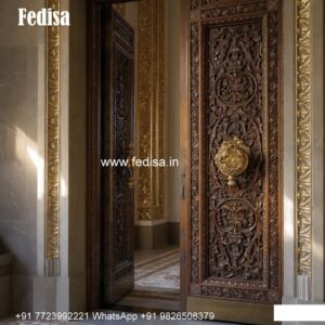 Classic Wooden Main Door Design For Home Dorja Design No-10369