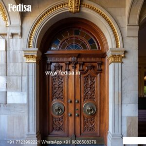 Traditional Carved Wooden Front Door Ideas Wooden Jali Door Designs For Indian Homes No-10370