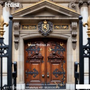 Carved Door Patterns Washroom Door Design No-10374