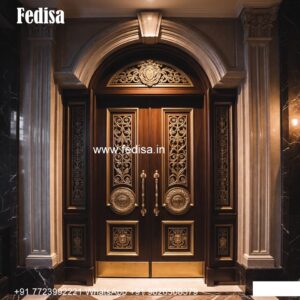 Double Door Classic Style Jali Door Design 2025 No-10377