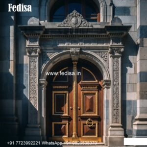 Glass Panel Classic Door Main Door Jali Design No-10380