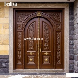 Mahogany Classic Doors Main Door Handles Designs No-10393