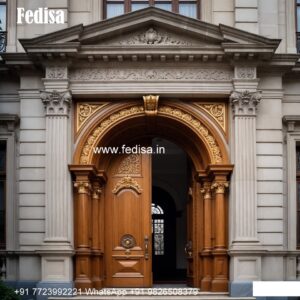 Hardwood Traditional Doors Modern Front Door Design No-10396
