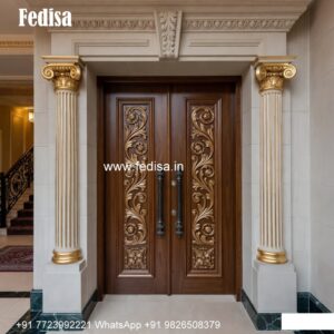 Colonial Style Door Modern Jali Door Design No-10399