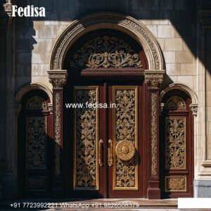 Traditional Door Design Main Entrance Sliding Door Design No-10423