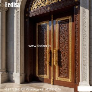 Decorative Wooden Doors Teak Wood Main Door Design Catalog No-10457