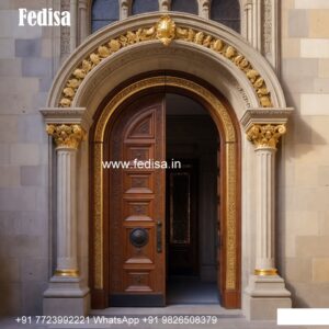 Glass Panel Classic Door Simple Main Door Designs For Home No-10462