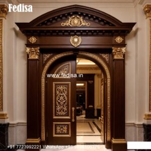 Front Entrance Classic Door New Double Door Design 2025 No-10487