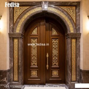 Elegant Double Door Classic Entry Design Single Main Door Design No-10496