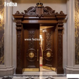 Arch Top Wooden Door Wooden Sliding Door Design No-10501