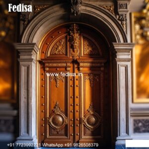 Front Entrance Classic Door Front Door Design Teak Wood No-10610