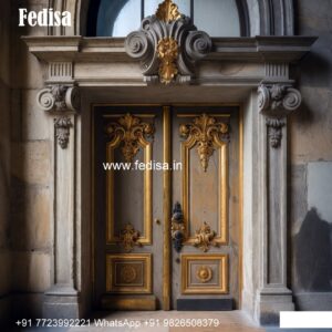 Hardwood Traditional Doors Carving Door No-10642