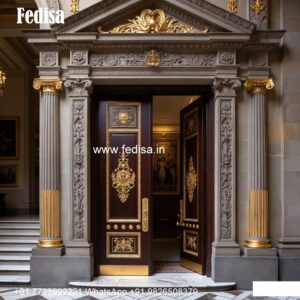 Main Door Classic Design Teak Door Price No-10650