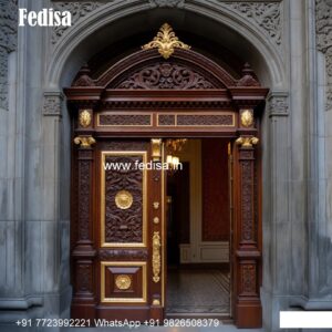 Wooden Carved Door Design Cnc Cutting Door Design No-10674
