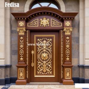 Italian Style Wooden Doors Loha Ka Darwaza Ka Design No-10731
