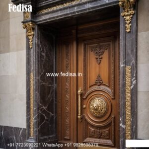 Double Door Classic Style Ganesh Door Design No-10746